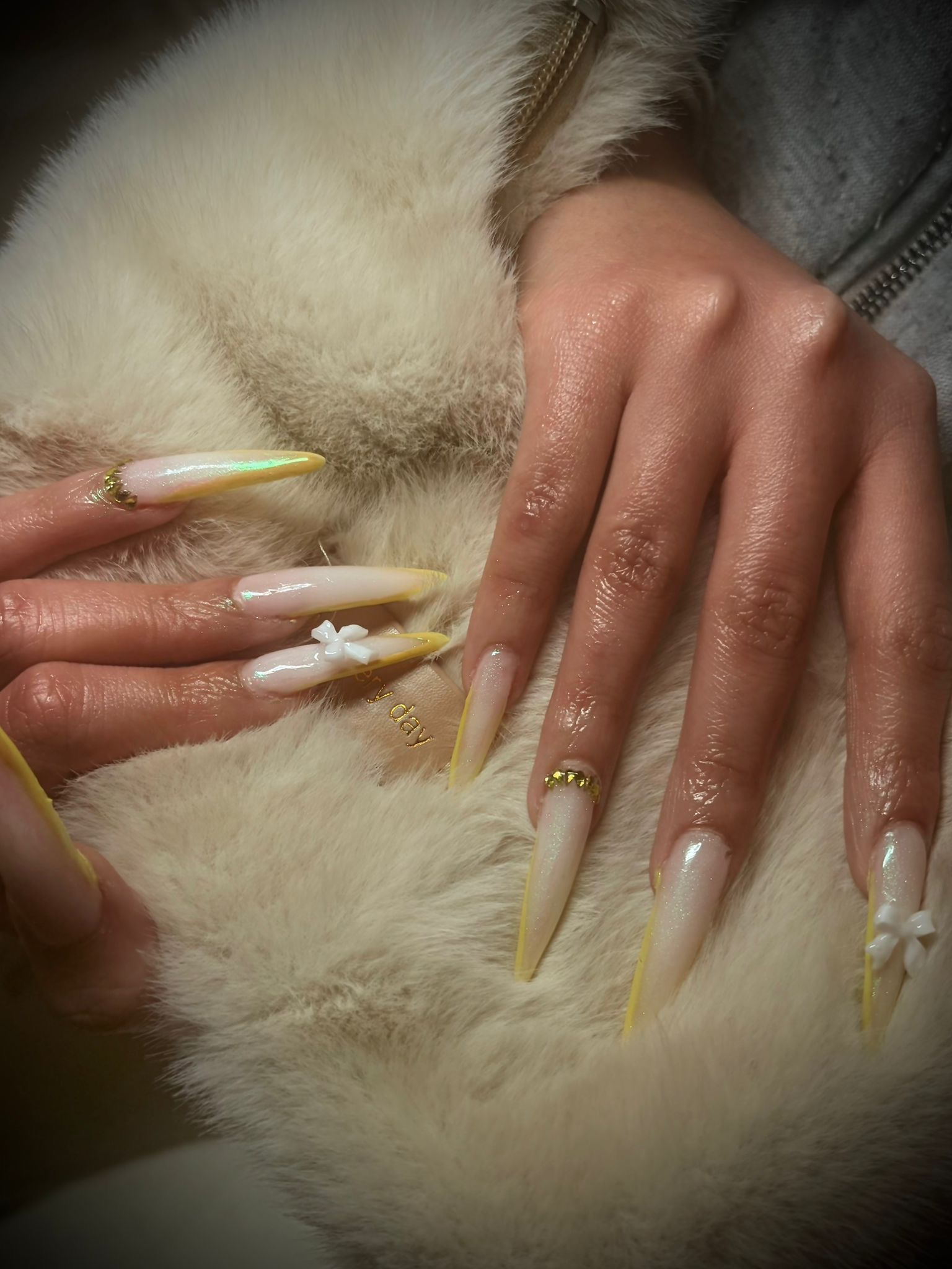 Ongles chrome aurora — Ongl'Echic